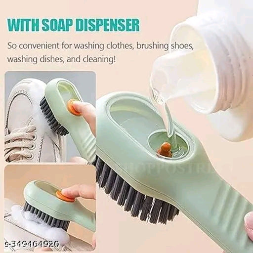classic Soap Dispensing Cleaning Brush with Handle |