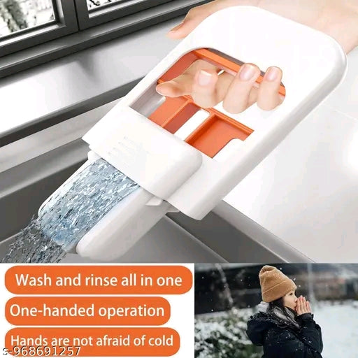 Mini Foldable Desktop Mop, Portable Cleaning Sponge Mop (with a Sponge He...